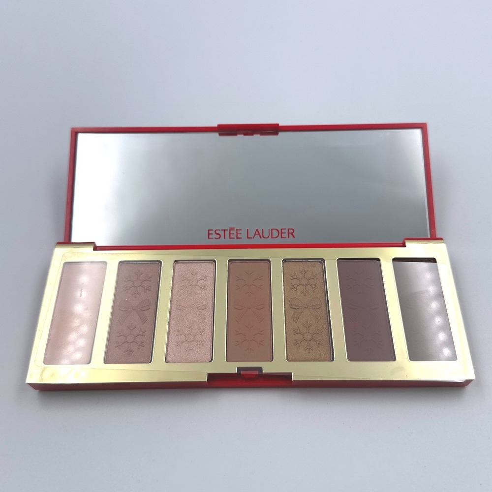 2025 Holiday Estee Lauder Limited Edition Glow Eyeshadow Palette 7 Shades NEW